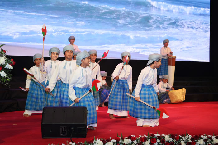 Traditional Dancers with Screen Presentation